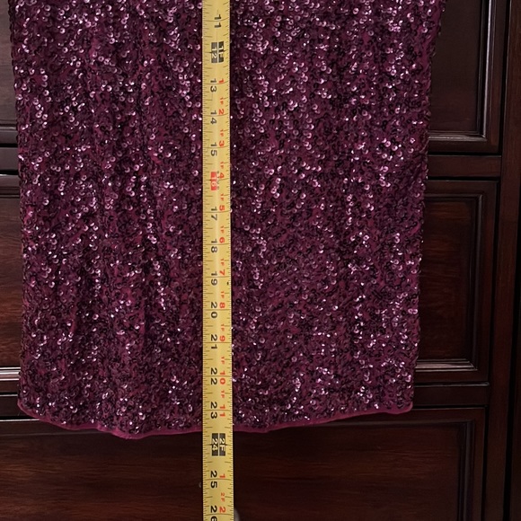 J Crew Sequin Purple T shirt - Picture 5 of 8